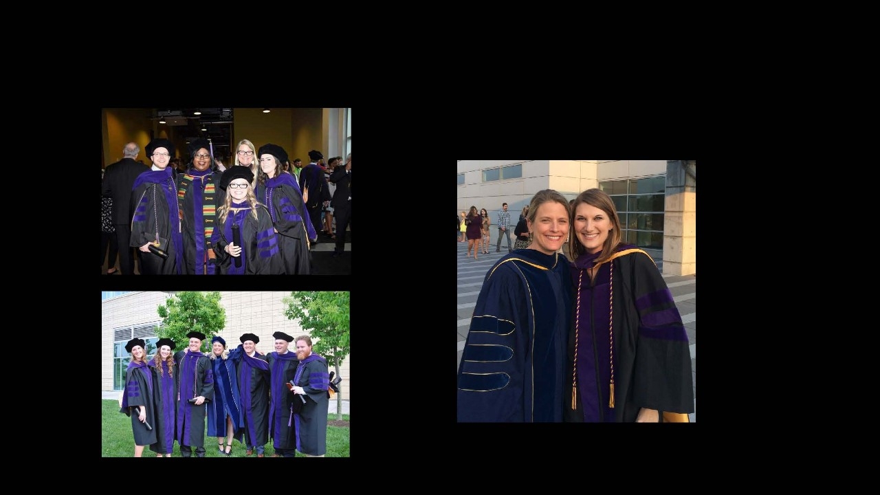 Image of NKU Chase graduation with clinic faculty and students